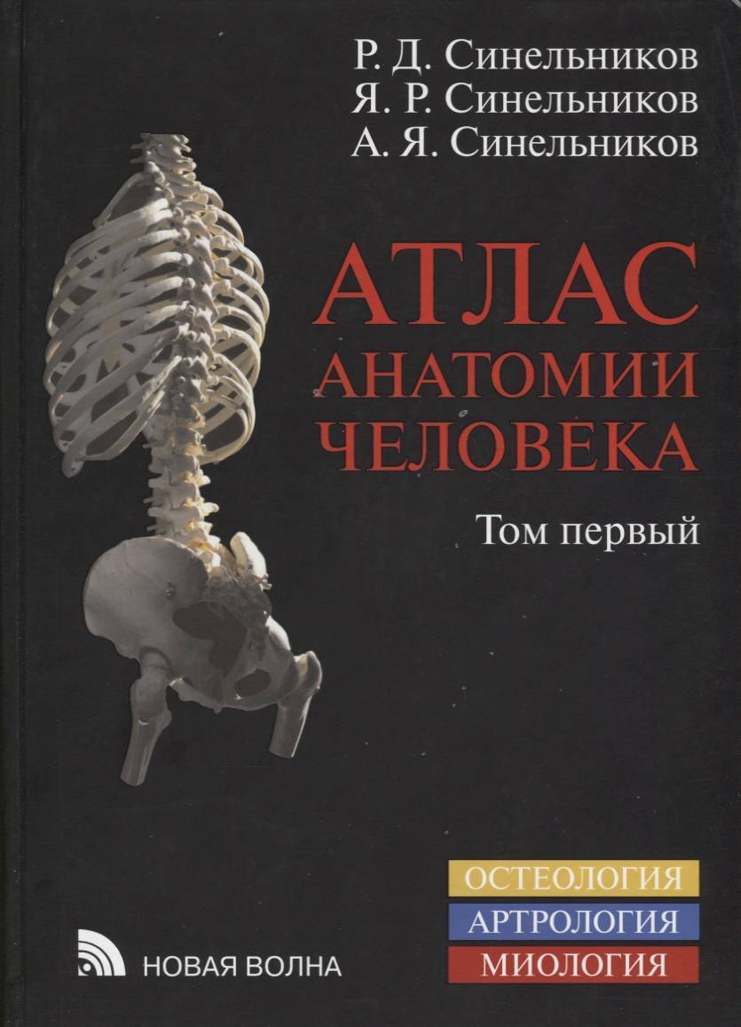 Обложка учебника по анатомии Р.Д. Синельникова